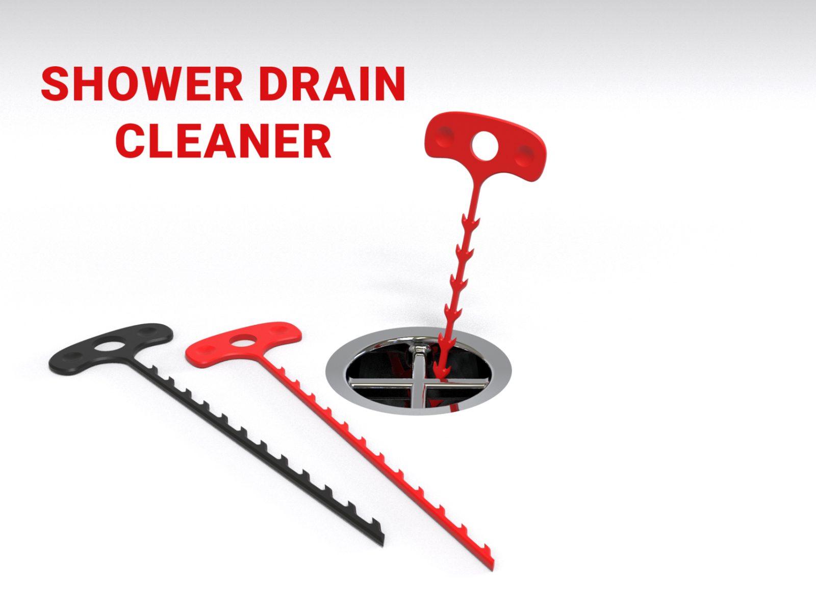 Shower Drain Cleaner / Snake - Hair Remover Tool — vue 1