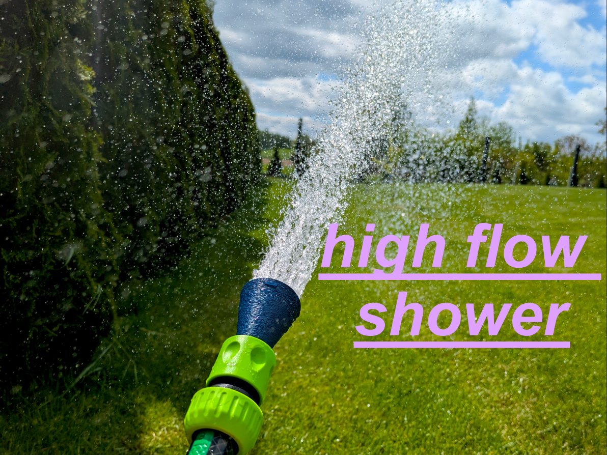 Shower Sprinkler Gardena compatible fuzzy skin — vue 1