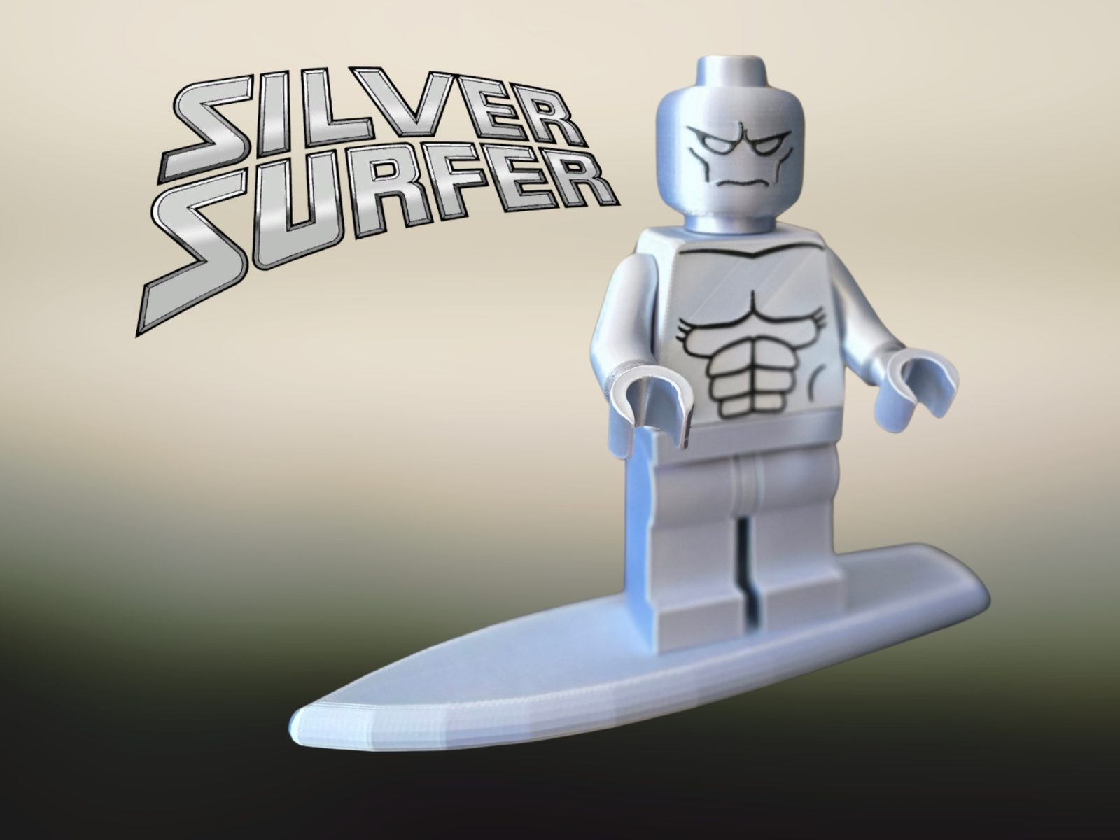 Silver Surfer * 500% Edition * Brixx Figur — vue 1