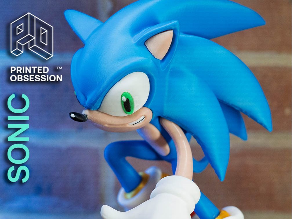 Sonic - Fan Art - Print in Pieces - Full color — vue 1