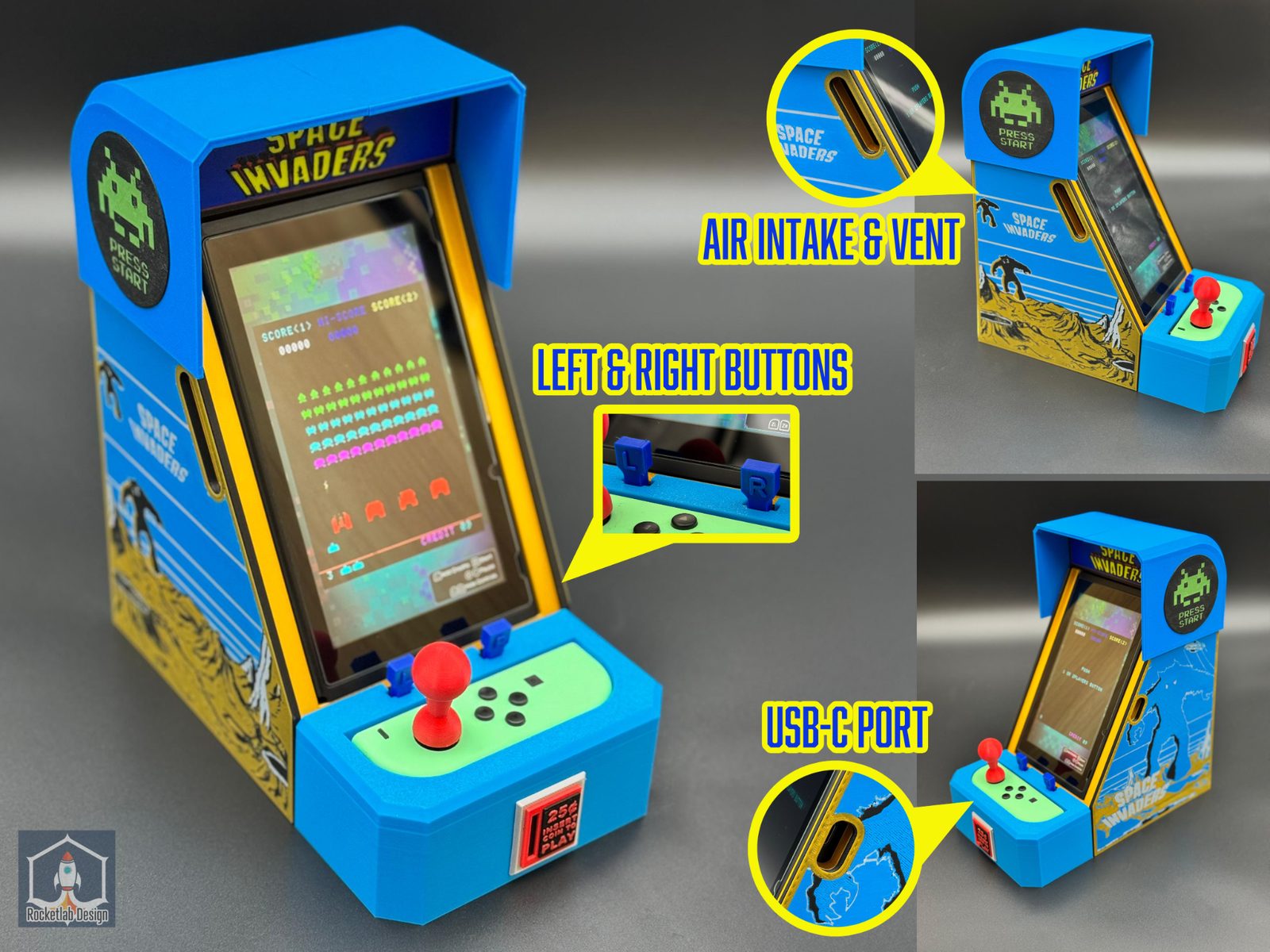 Space Invaders Nintendo Switch V2 Arcade Cabinet — vue 1