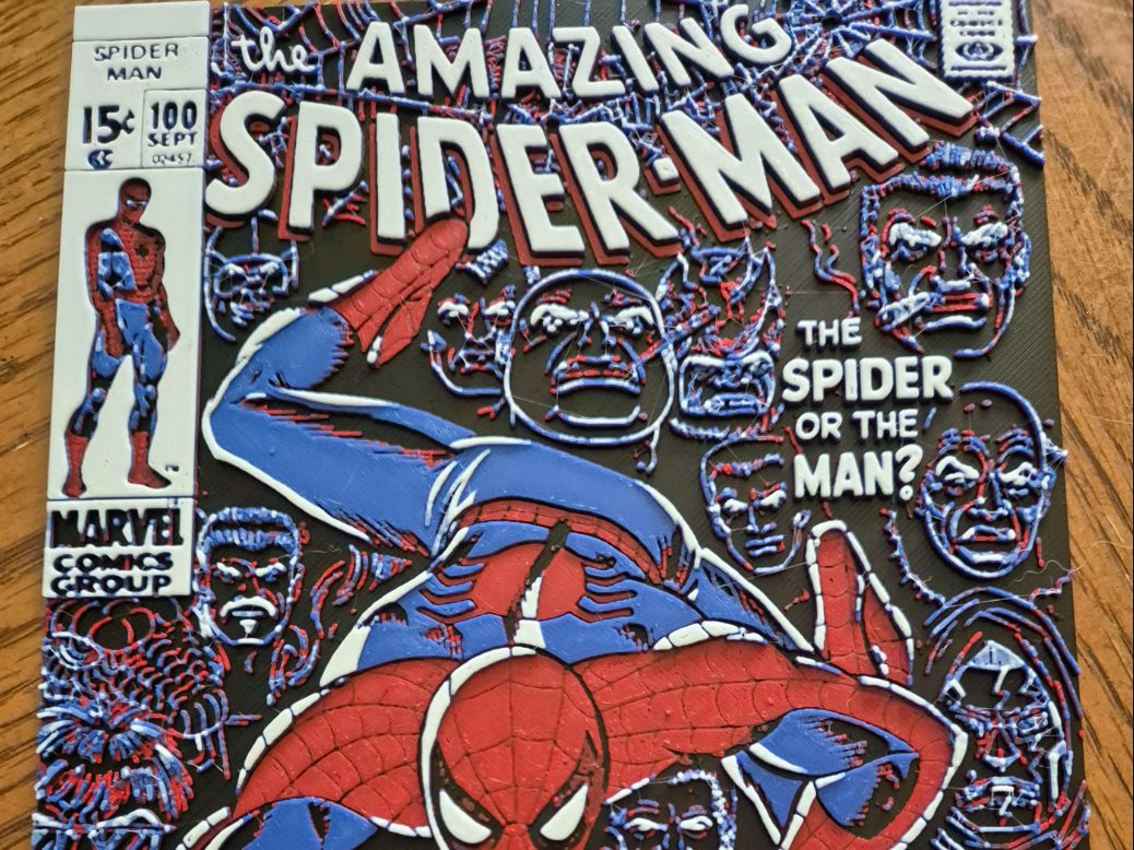 Spiderman Comic Cover Wall Art #2 — vue 1
