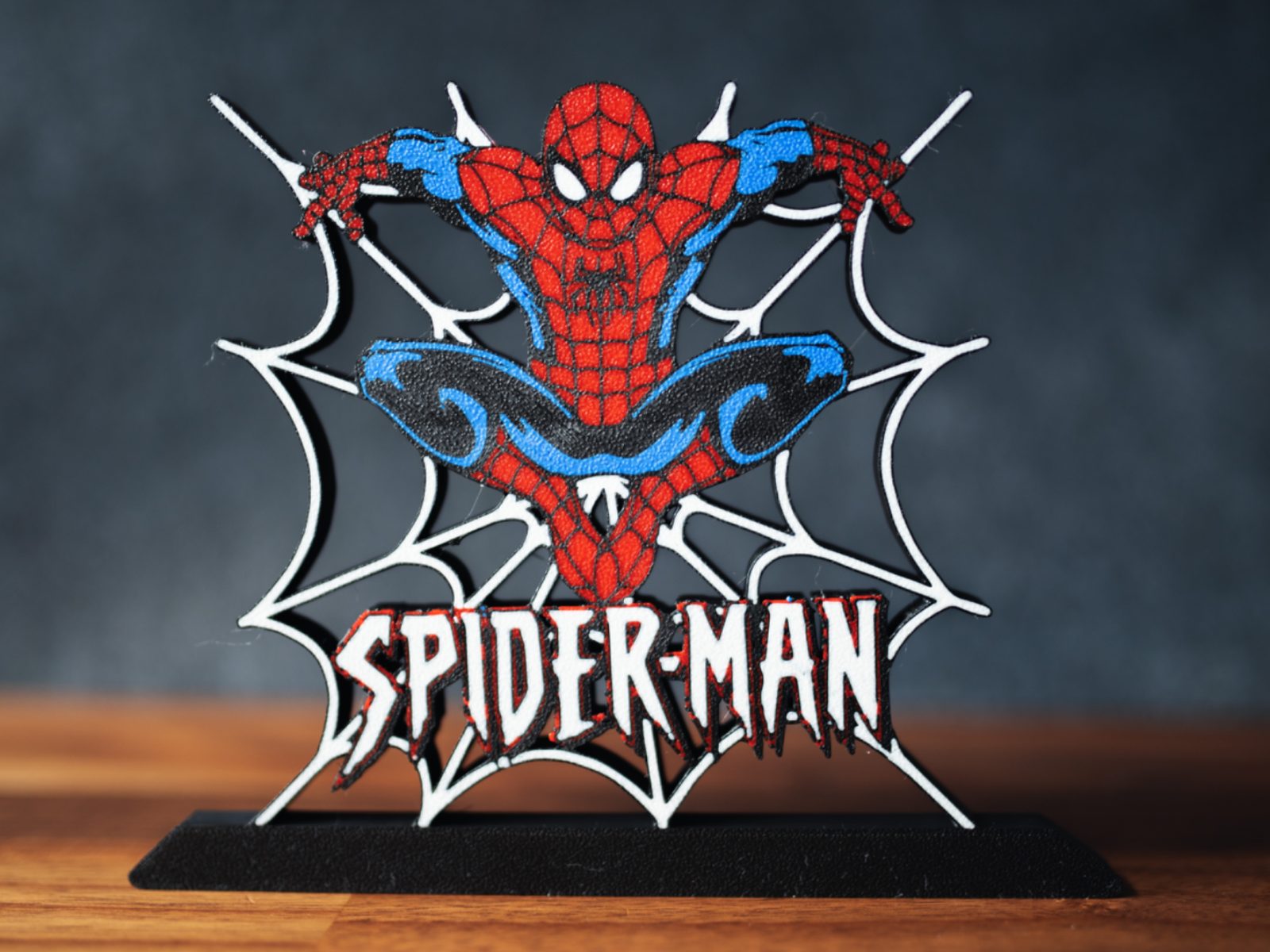 Spiderman Logo Schild Fanart — vue 1