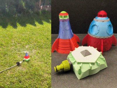 Sprinkler Rocket — vue 1