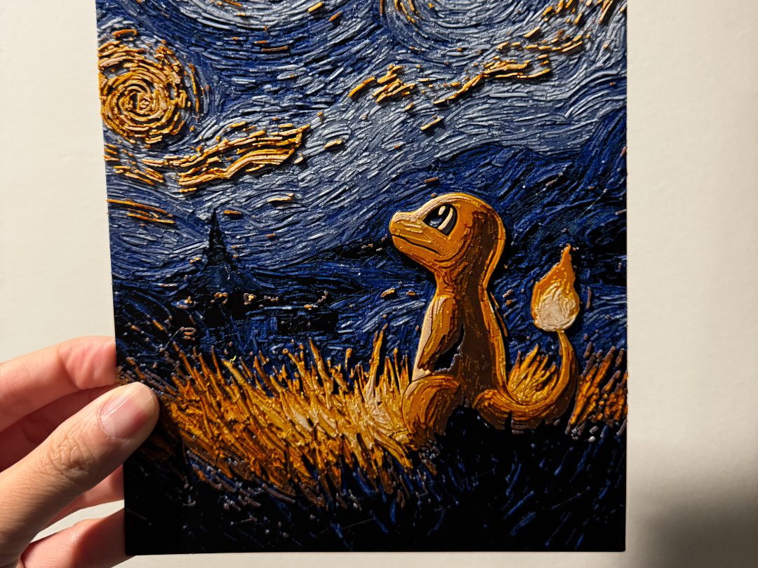 Starry Night Charmander — vue 1