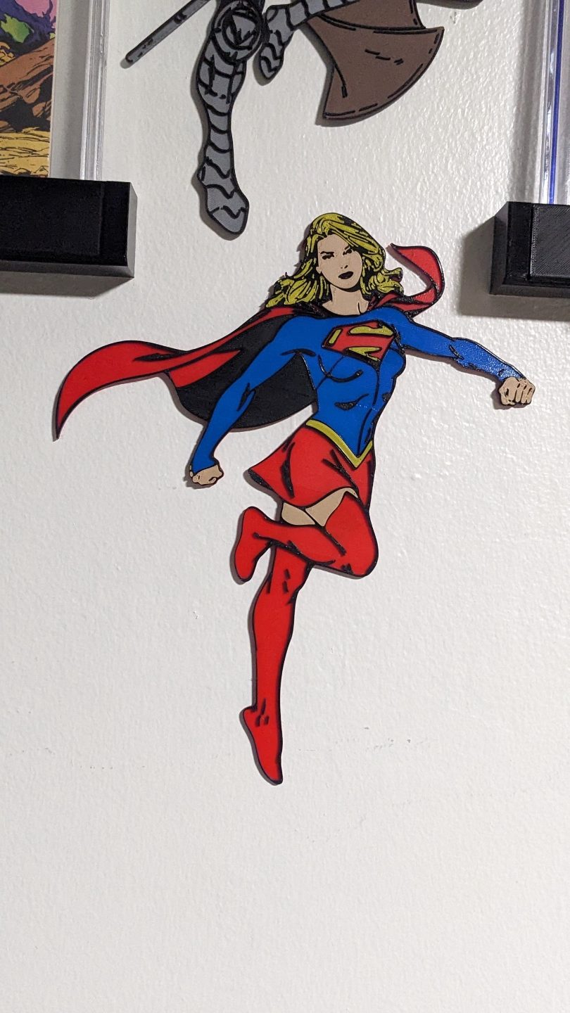 Super Girl Wall Art — vue 1