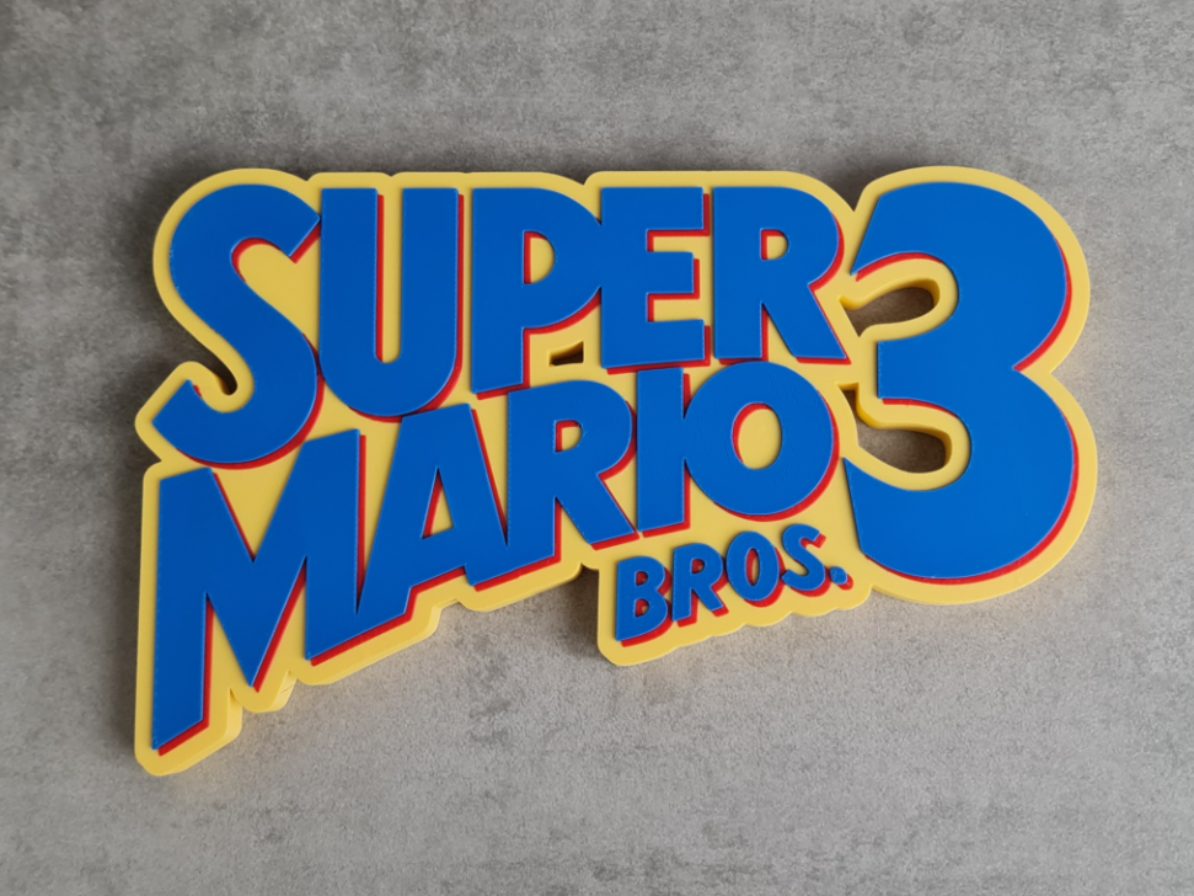 Super Mario Bros 3 Logo / Sign — vue 1