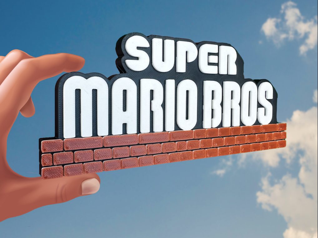 Super Mario Bros Logo — vue 1