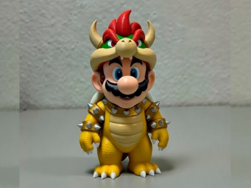 Super Mario in Bowser costume — vue 1