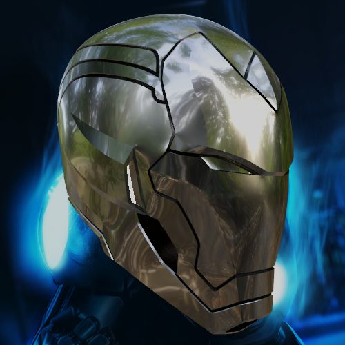 Superior Iron Man Inspired Concept Helmet — vue 1