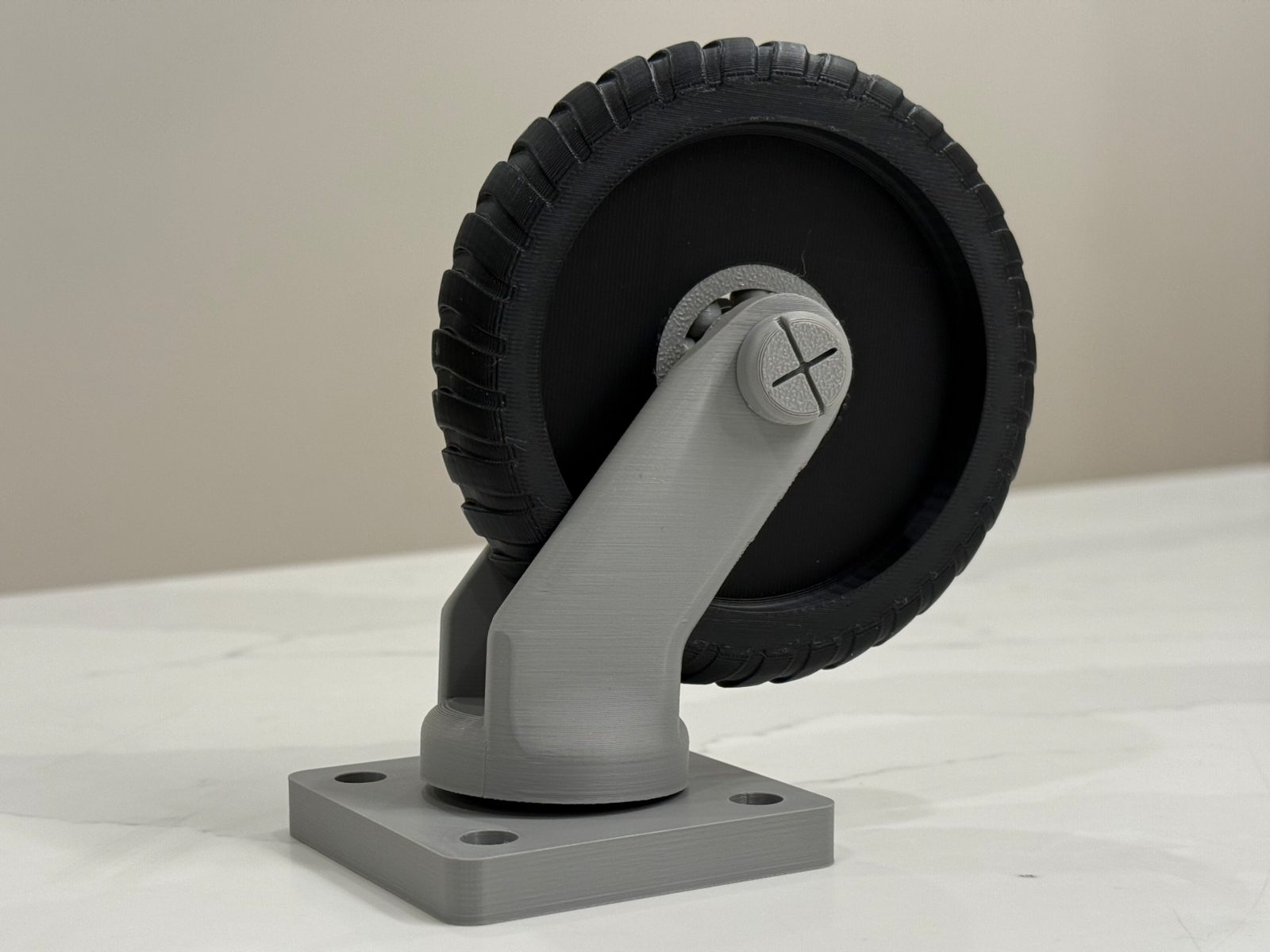 Swivel Caster Wheel (w/Bearings) — vue 1