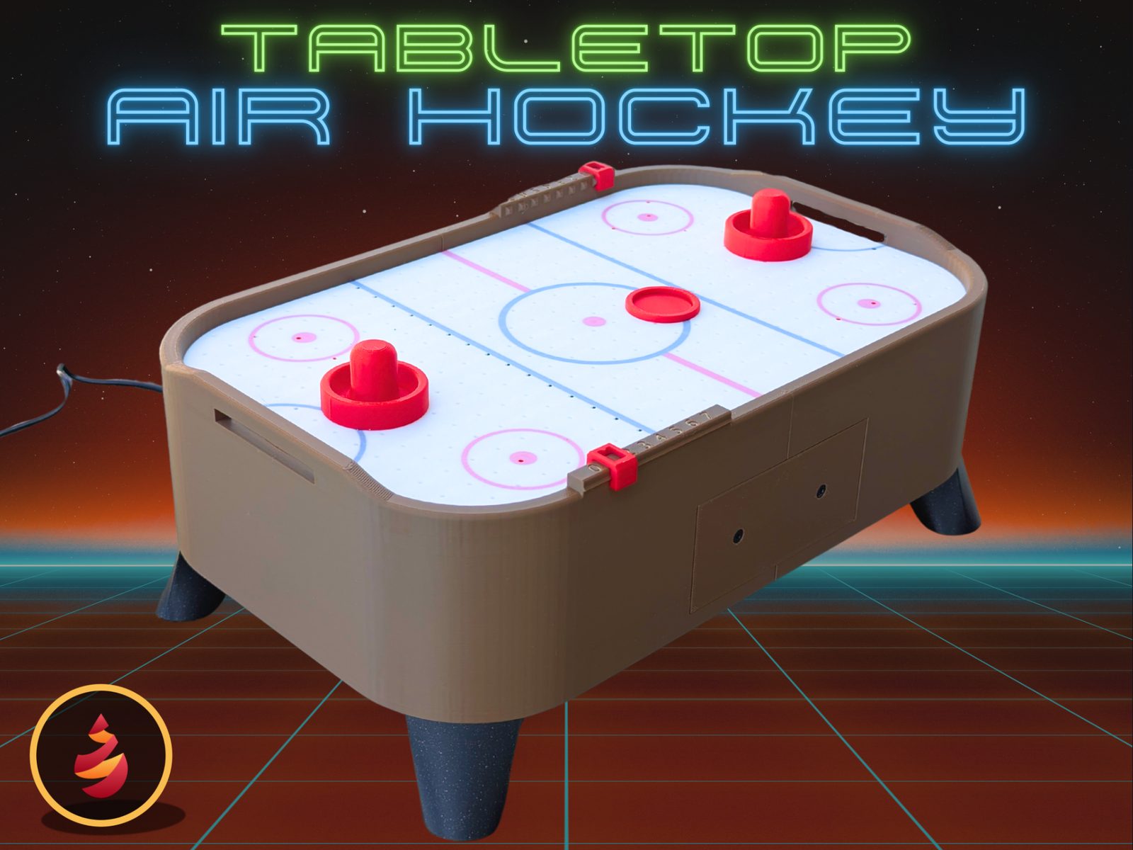 Tabletop Air Hockey — vue 1