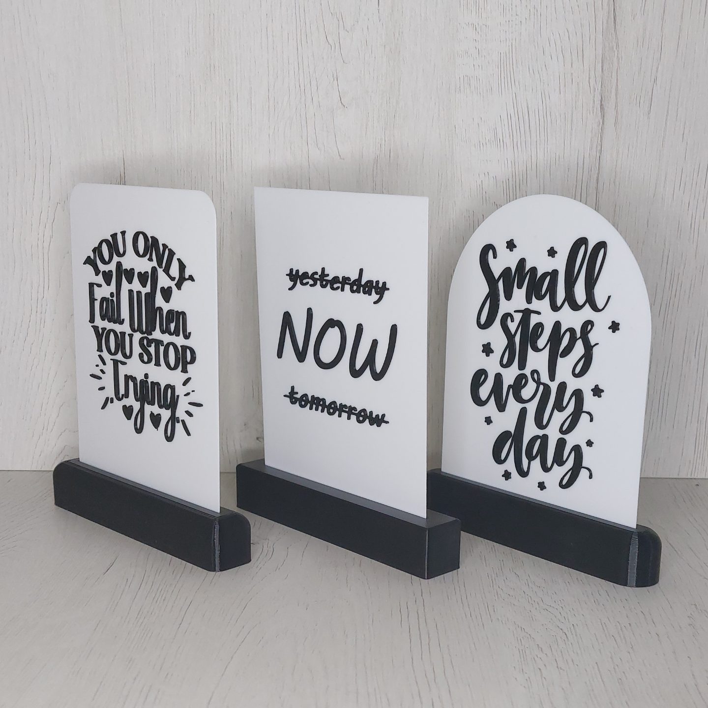 Tabletop Sign Decor Customizable — vue 1