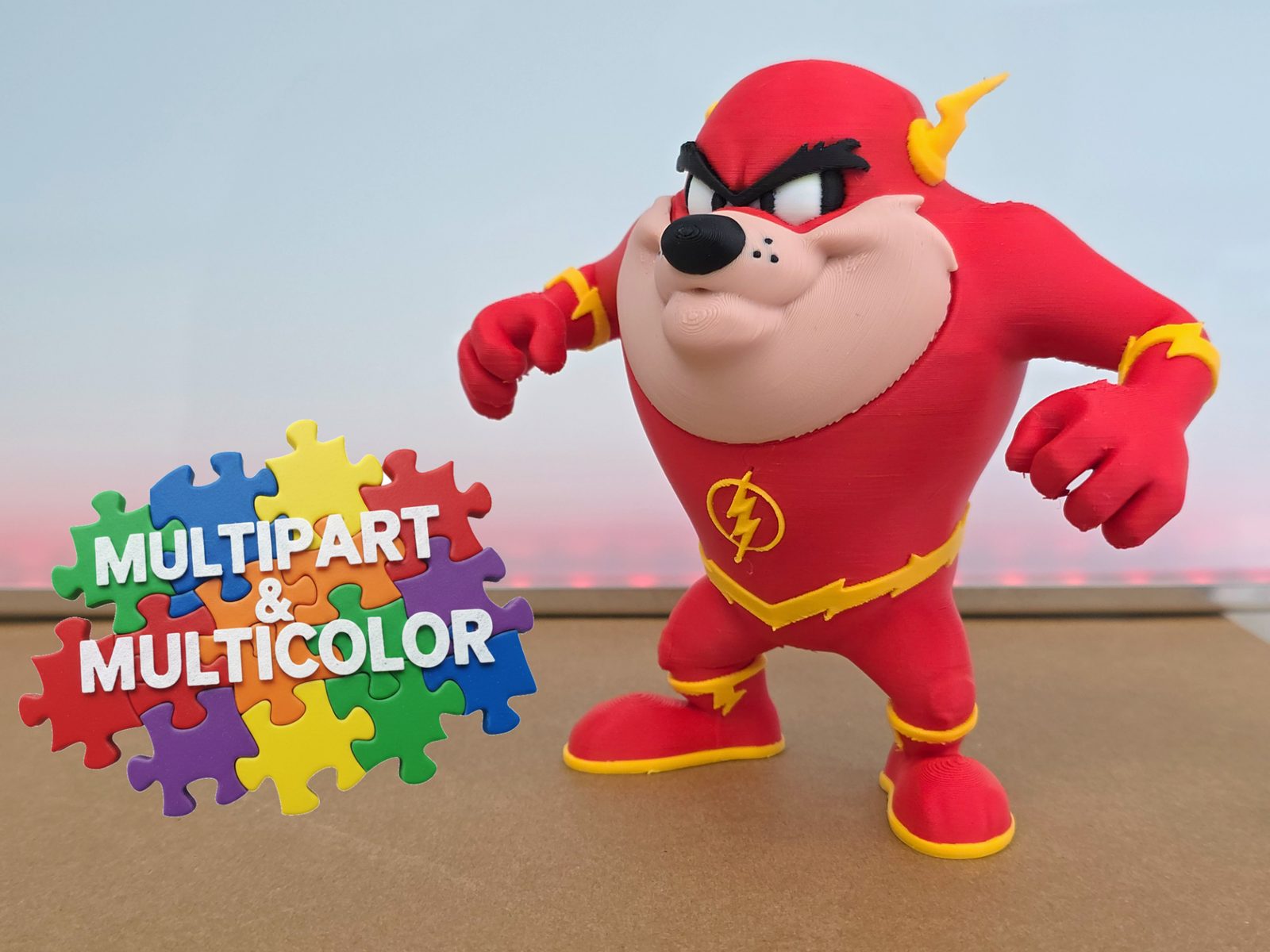 Taz as Flash / Multicolor — vue 1