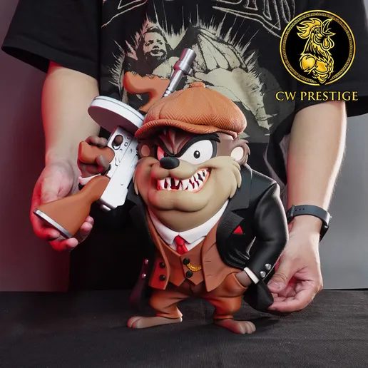 Taz the Tasmanian Devil – Peaky Blinders Urban Vibes Multi-Part 3MF — vue 4