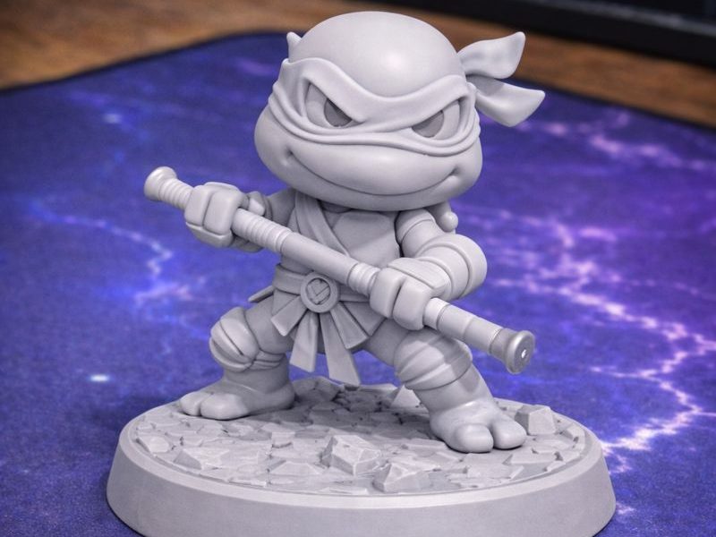 Teenage Mutant Ninja Turtle Donatello — vue 1
