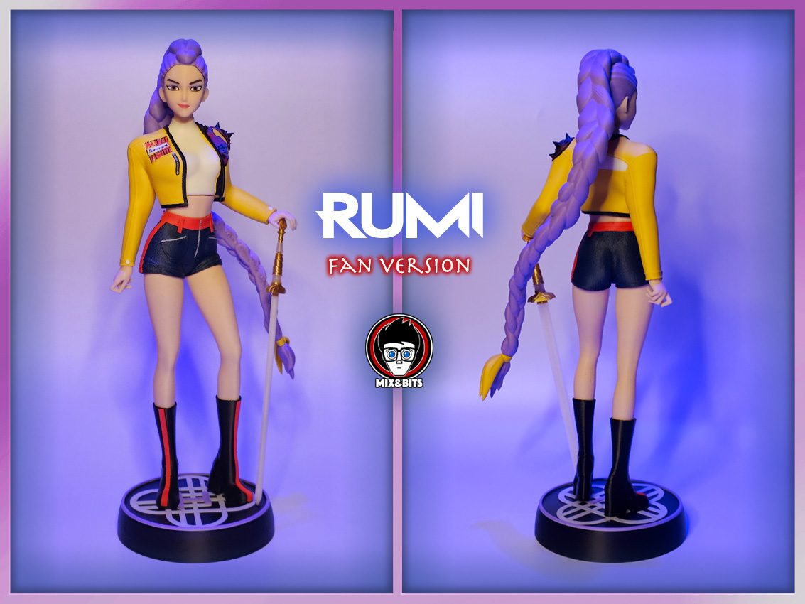 Thank you 16k!! RUMI FANART (40 cm tall) — vue 1