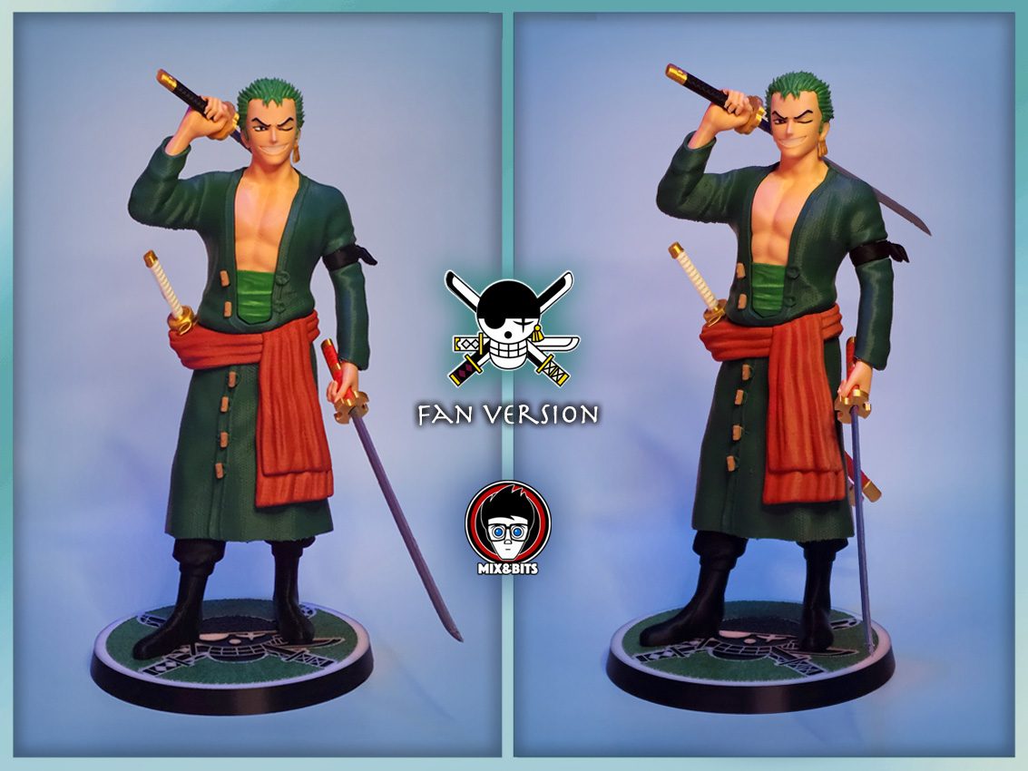 Thank you 22k! Zoro fanart! (35 cm- tallest part) — vue 1