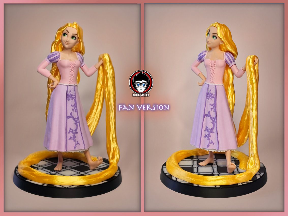 Thanks 24k! Rapunzel fanart (25,5 cm) — vue 1