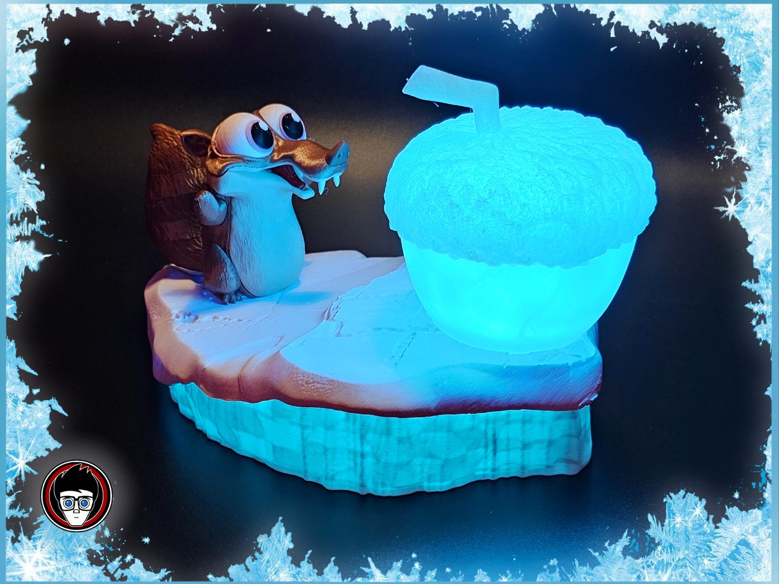 Thanks 5k! Baby Scrat and the crystal acorn Fanart — vue 1