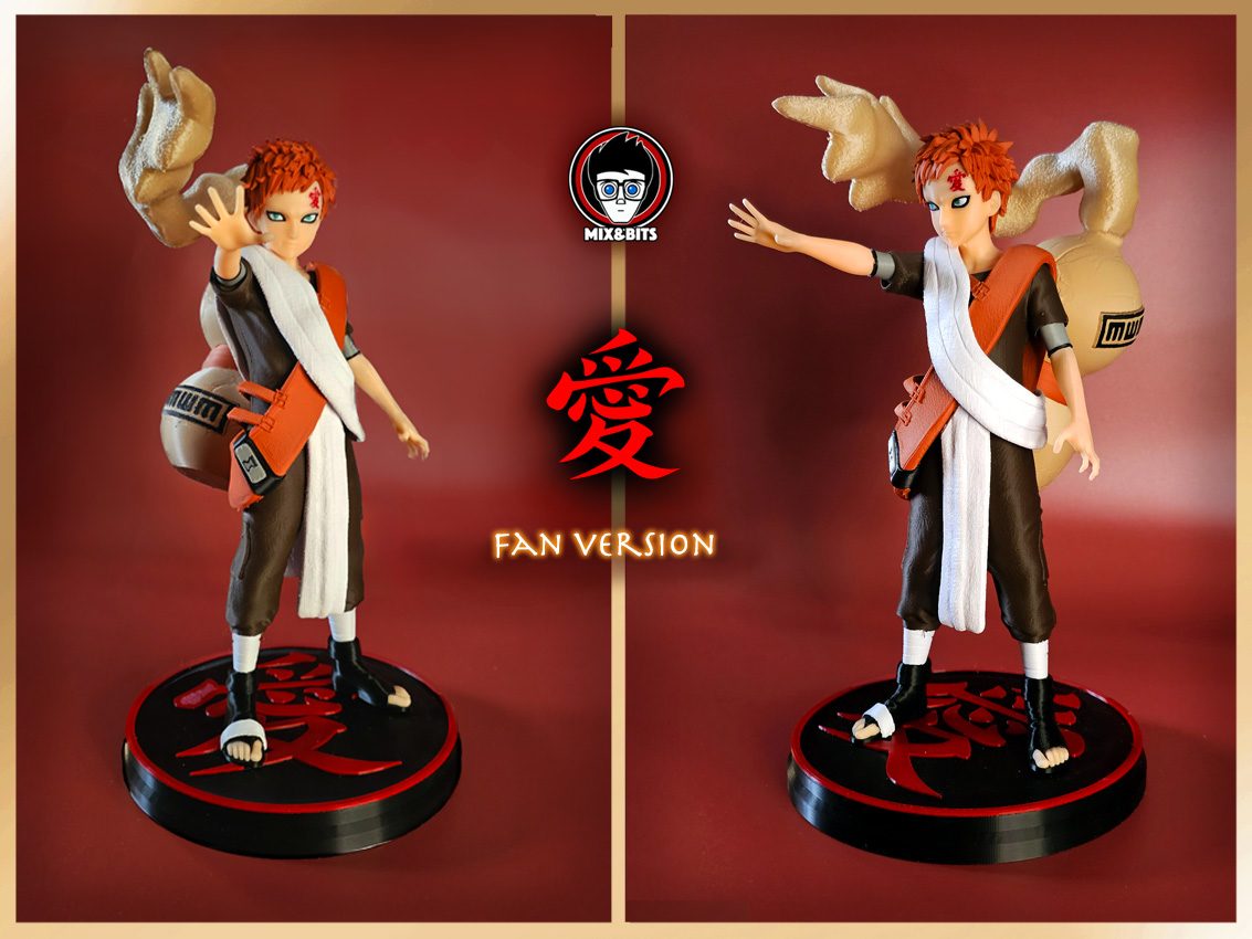 Thanks 9K! Gaara fanart! (30 cm tall) — vue 1