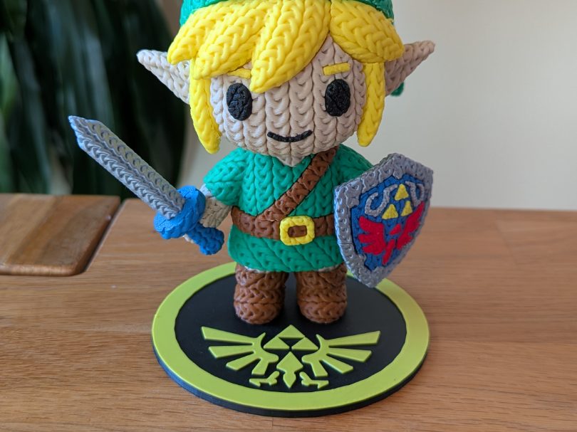 The Legend of Zelda base for Link knitted — vue 1