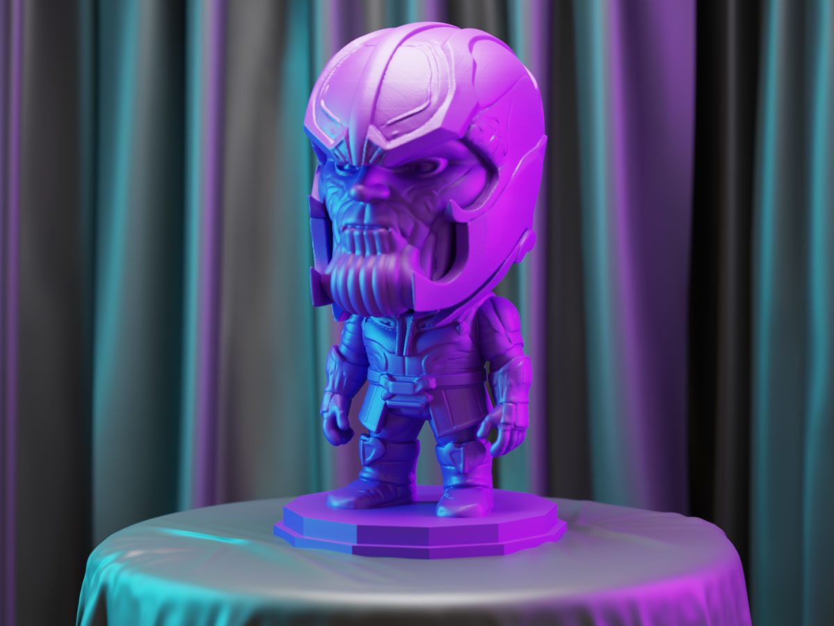 The Mad Titan Thanos Inspired Chibi Figure — vue 1