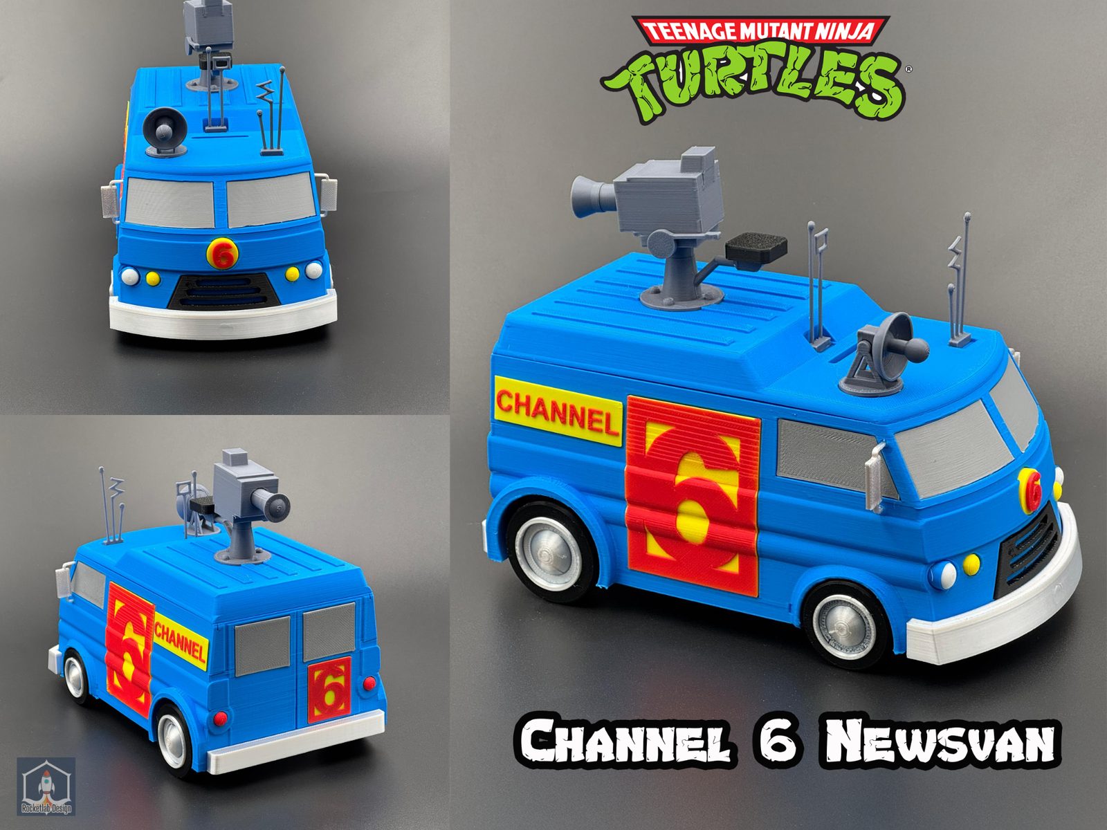 TMNT Channel 6 NewsVan Piggy Bank — vue 1
