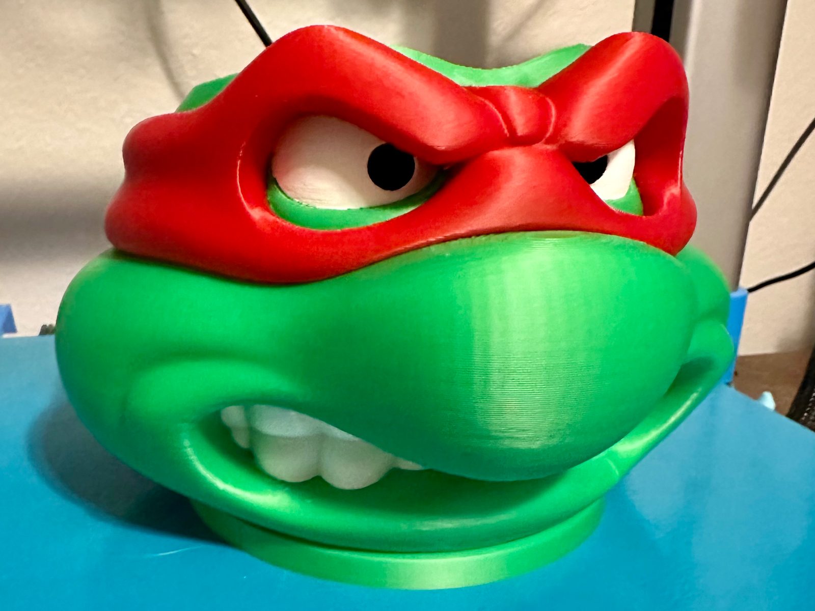 TMNT Head Planter and Drip Tray — vue 1