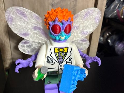 TMNT Ninja Turtles Baxter Stockman BrickFigure 500 — vue 1