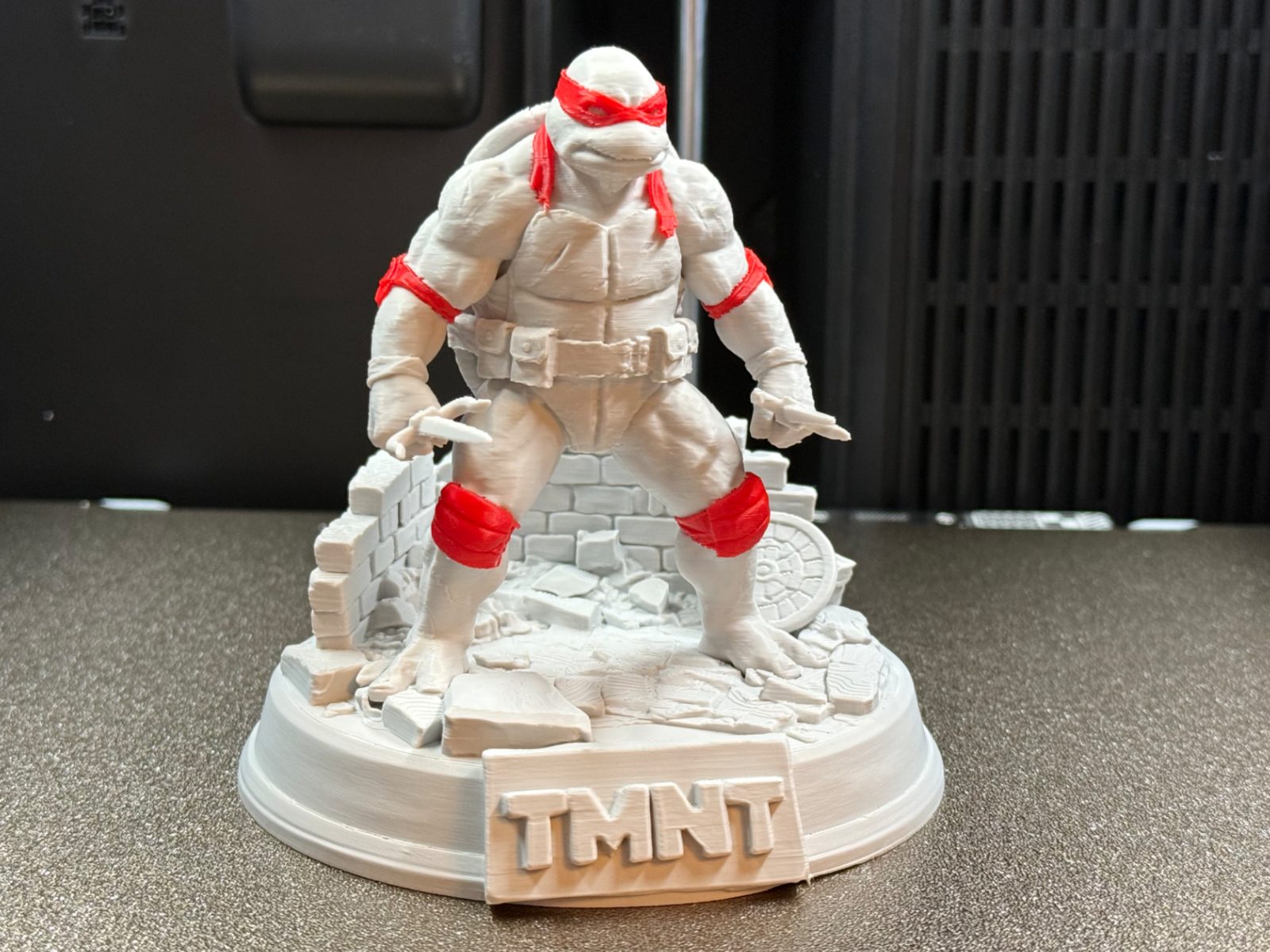 TMNT Raphael Sketch Statue | Dual Color Optional — vue 1