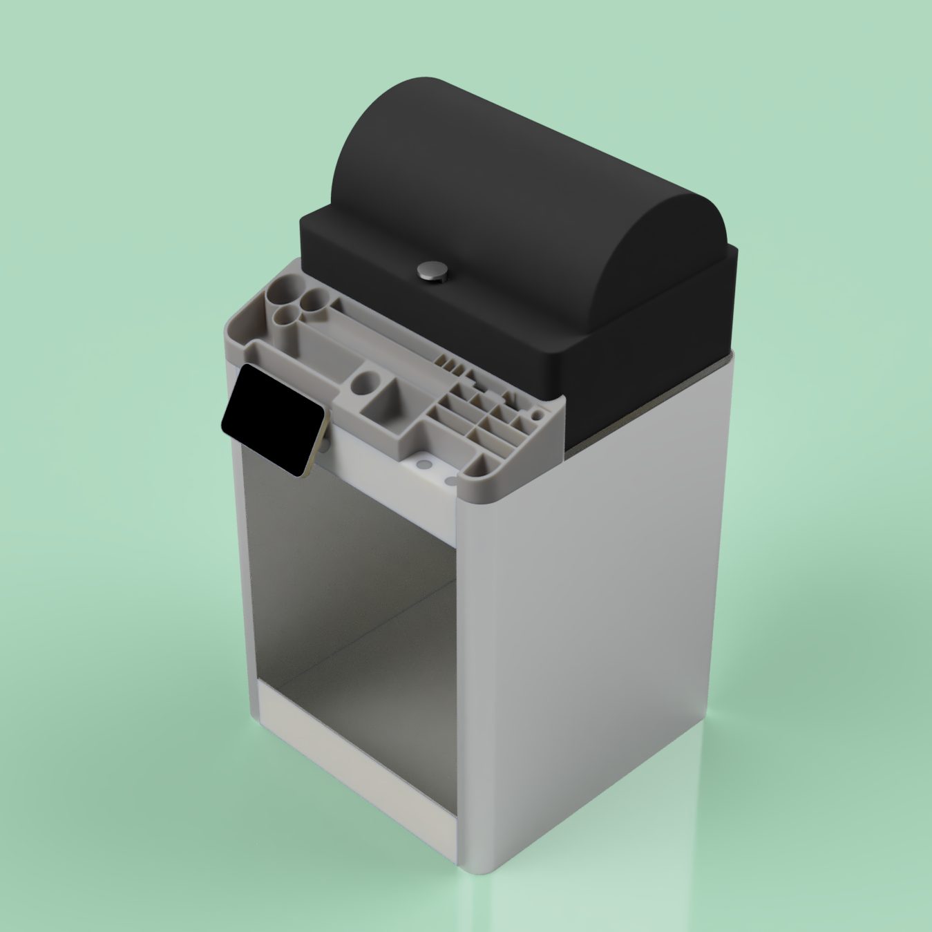 Top Tool Storage for Bambu Lab X1C X1 P1S P1P printers with AMS — vue 1