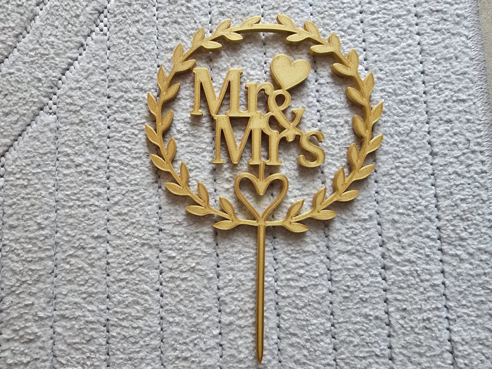 Tortenstecker - Cake Topper - Hochzeit - Wedding — vue 1