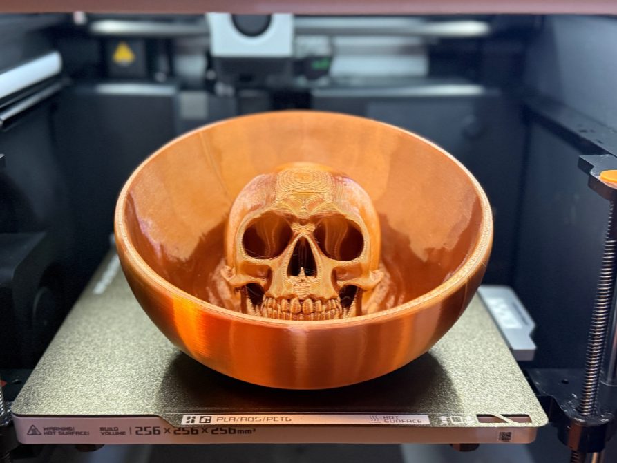 Totenkopf Schüssel Halloween — vue 1