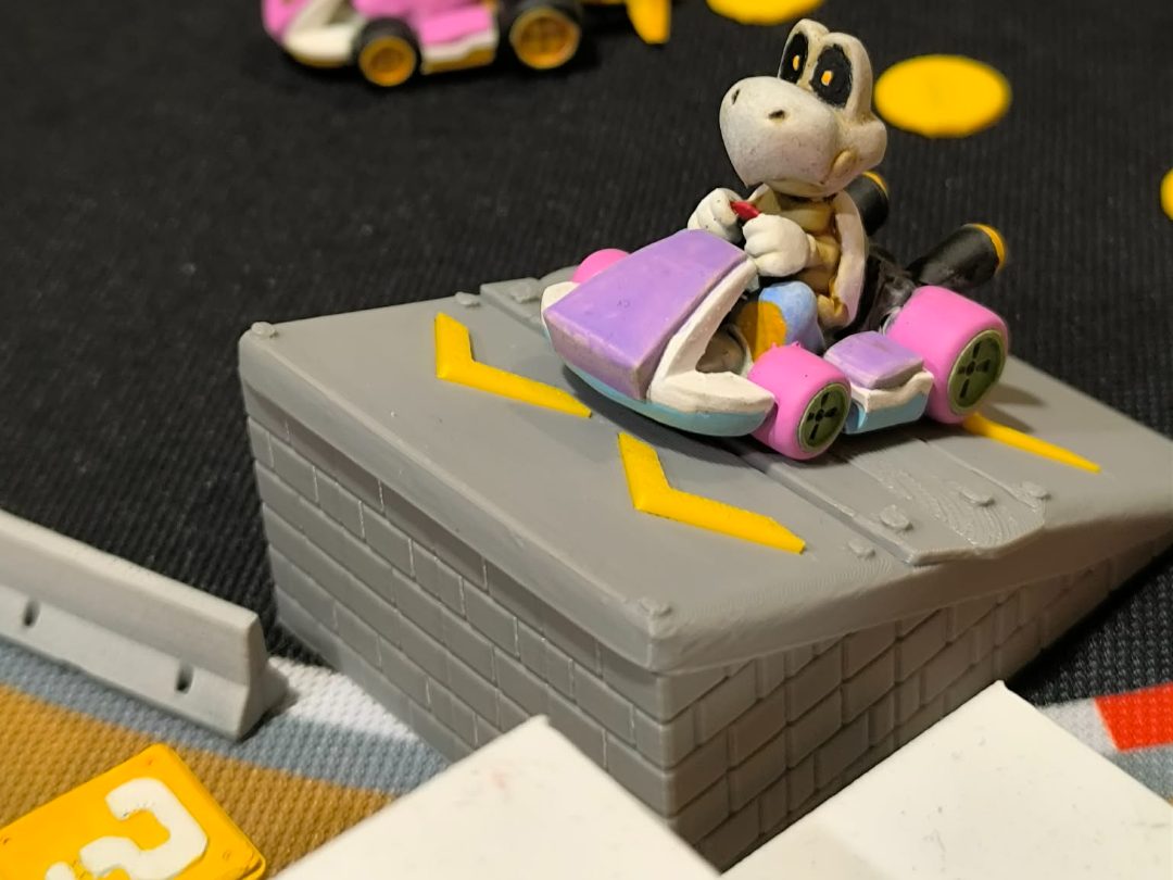 Tremplin Mario Kart Gaslands 1 kart — vue 1