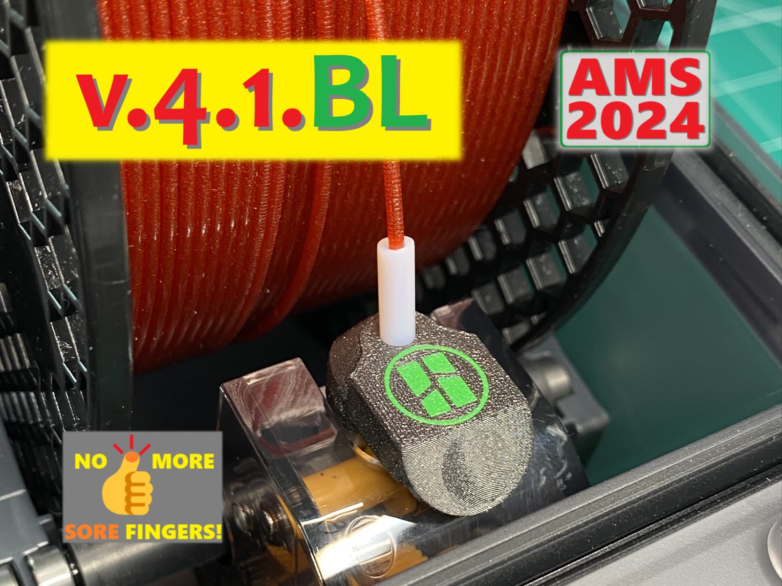 v.4.1.BL AMS Feeder Protector Saver Filament Guide — vue 1