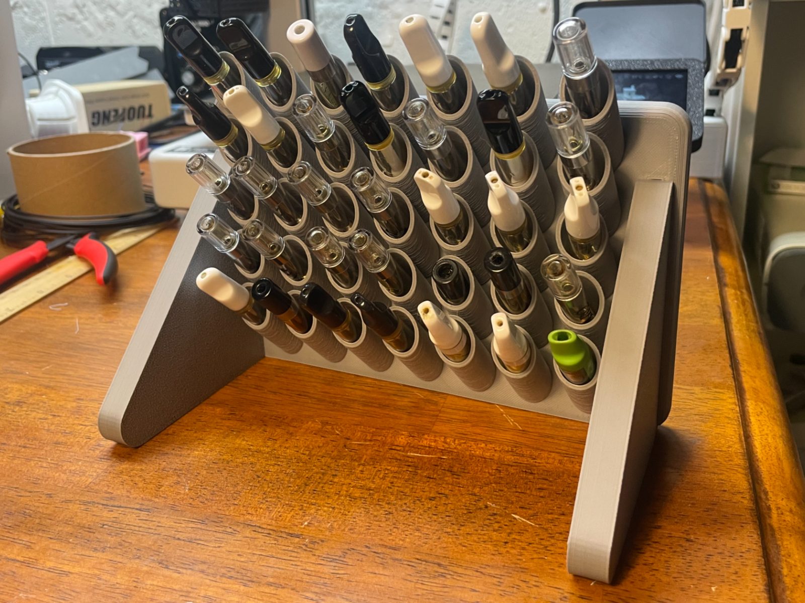 Vape Cart Display Stand Wall — vue 1