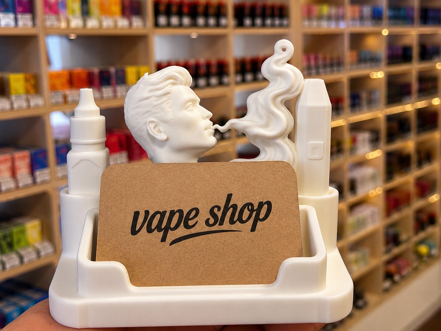 Vape Counter Display Business Card Holder — vue 1