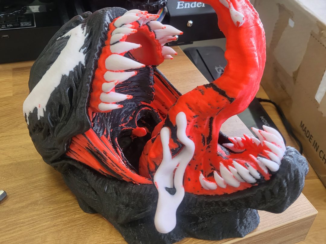 venom bust multicolor ( spiderman removed ) — vue 1