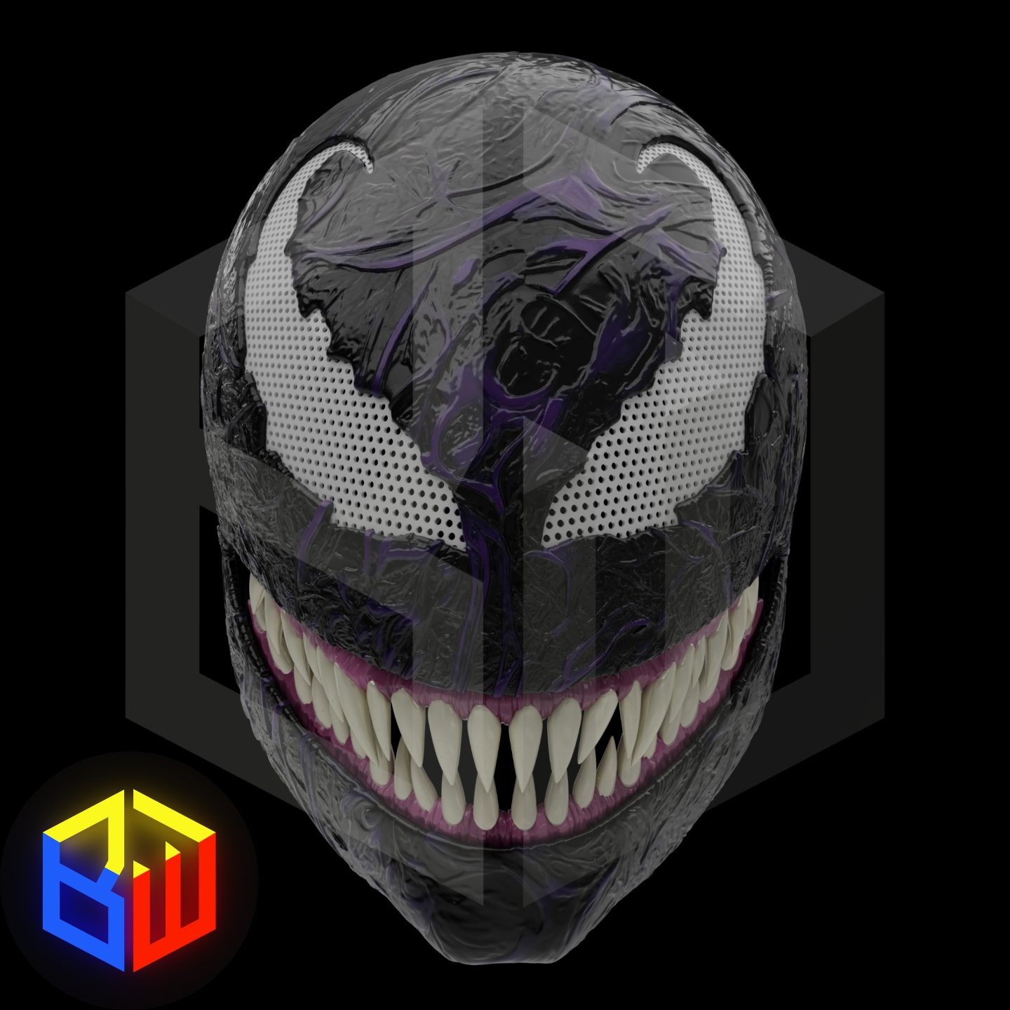 Venom Helmet with Movable Jaw — vue 1