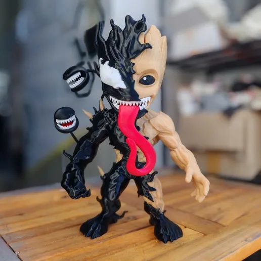 VENOMIZED BABY GROOT Fan art — vue 1