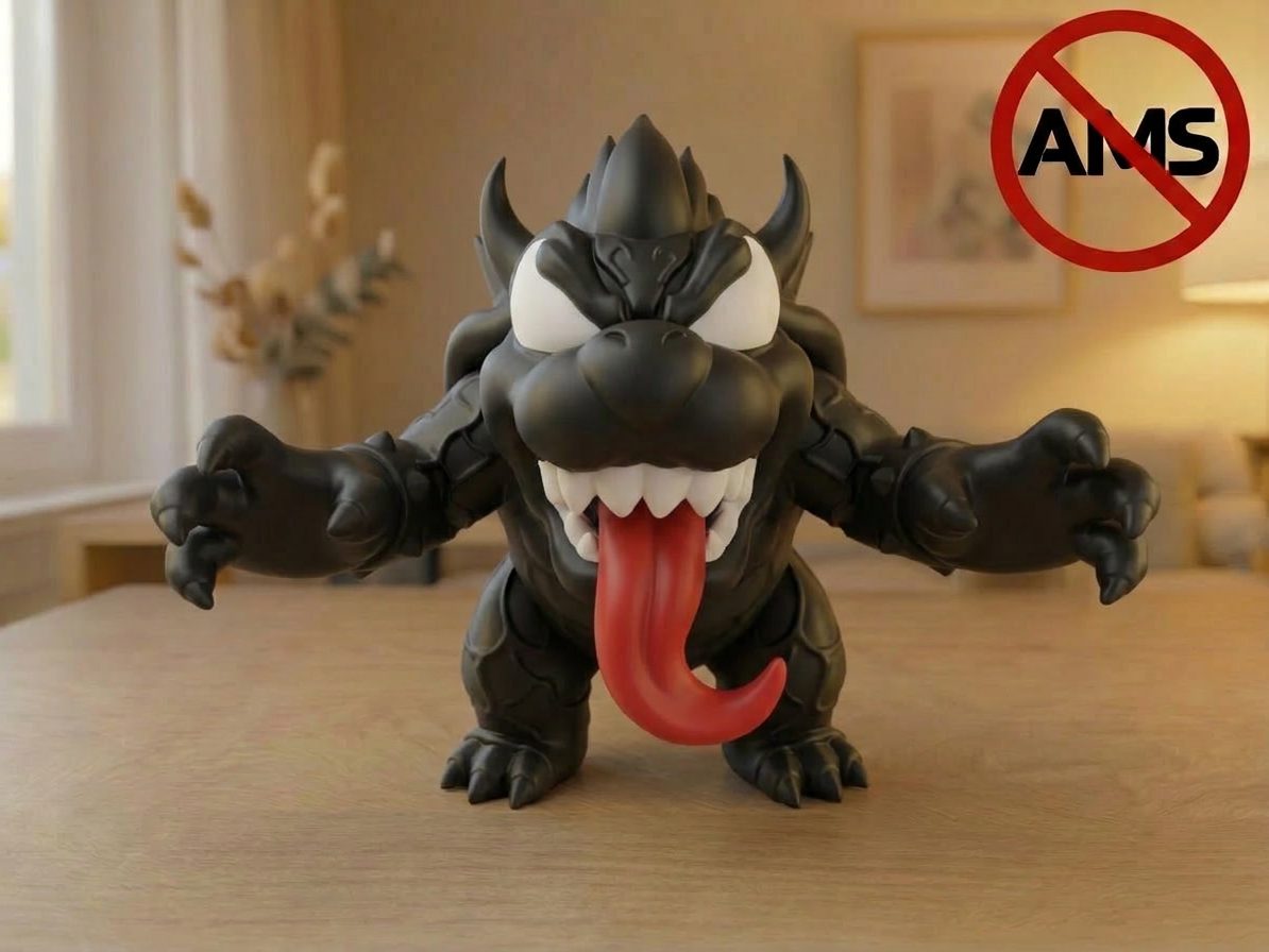 Venomized Bowser Figurine — vue 1
