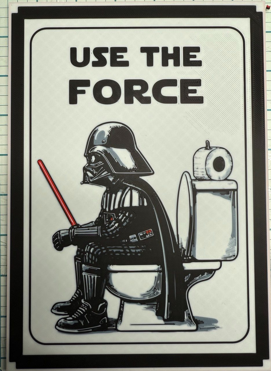 wall art use the force (star wars) Darth Vader — vue 1