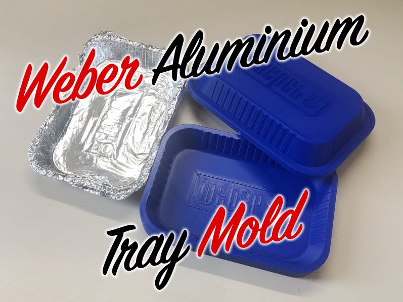 Weber BBQ Aluminum Grease Tray Mold — vue 1