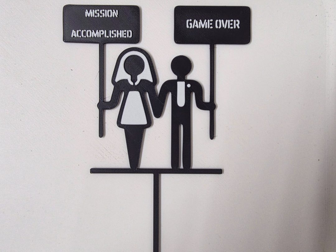 Wedding Cake Topper — vue 1