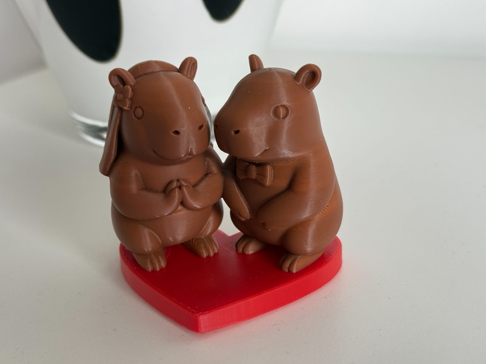 Wedding Capybaras – Cute Bride & Groom — vue 1
