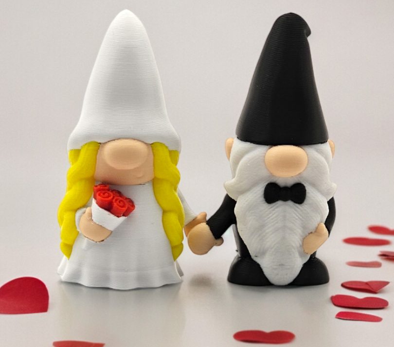 Wedding Gnomes Figurines — vue 1