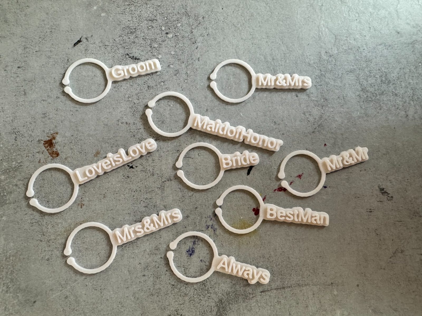 Wine Glass Name Tags - SCAD Customizable!! — vue 1