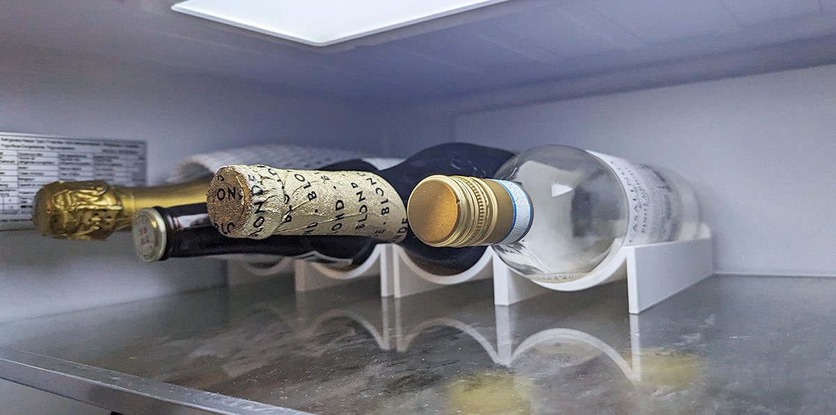 Wine rack for fridge — vue 1