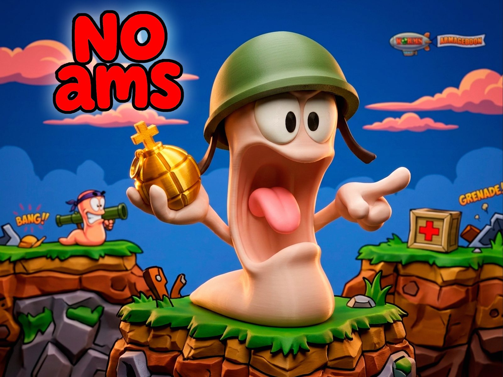 Worms Hallelujah Bomb — vue 1